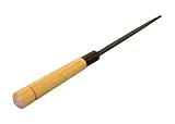 ツボワカ 鉄工ヤスリ 木柄付 丸 E-3 中目