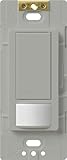 Lutron Maestro Motion Sensor switch, no neutral required, 250 Watts Single-Pole, MS-OPS2-GR, Gray [並