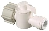 Quick Connect Straight Stop Shutoff Valve-1/2FPTX1/4CTS STR VALVE (並行輸入品)