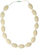 Mama & Little Silicone Teething Nursing Necklace for Mom Lulu, Cream by Mama & Little