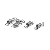 uxcell 5個 引きバネ 1cm テンションスプリング 引っ張りばね 線径0.3 mm 外径3 mm 304ステンレス おもちゃ プラモデル diy