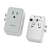 TESSAN 海外用変換プラグ 全世界対応 超薄型 マルチ変換プラグ C/BF/O/Aタイプ コンセント アダプター PD20W USB-C USB-A 4台同時充電 コンパクト 韓国 イギリス ヨーロッパ シンガポール オーストラリア 中国香港 マレーシア 旅行出張用便利グッズ