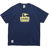 [チャムス] Tシャツ Booby Face T-Shirt メンズ Navy x Yellow L