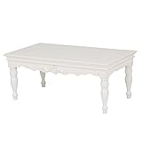 リビングテーブル アンティーク 家具 白 テーブル RT-1580