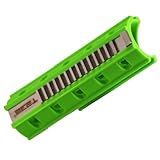 T238 AEG ピストンラック ベーシックエディション, M4/AK/MP5/G36/P90/AUG/VECTORなどの互換モデルに対応したAirsoft AEG Ver.V2/V3ギアボックスアップグレードキットセット(13.5歯/グリーン)