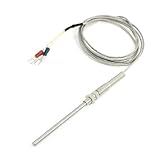 uxcell 熱電対センサー　温度センサー　Kタイプ　0-500C　8mmネジ径　10cmプローブ長　2m