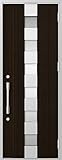 プレナスX 玄関ドア 片開き M12型 W：873mm × H：2330mm 製品色：柿渋調(X) 勝手：右勝手 枠：アングル付フラット枠 LIXIL リクシル