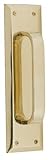 BRASS Accents A07-P5401-605 Quaker Pull Handle-Plate 2-.75 in. x 10 in. Polished Brass