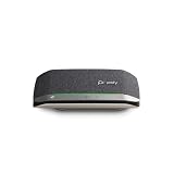【Amazon.co.jp限定】Poly スピーカー Sync 20 (国内正規品) Bluetooth & USB-C有線 最大20 時間 ノイズおよびエコー低減 モバイルバッテリー 【2年間メーカー保証】 ポータブルスピーカー 会議用マイクスピーカー 防水スピーカー ブルートゥース スマートフォン PC 8G0X5AA