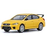 Heimanba 1/43 スバル WRX STI 2020 ／ ミニカー ダイキャストカー 完成品 (イエロー)