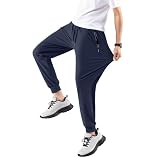 [HMT] スウェットパンツ メンズ 接触冷感 アイスシルク ズボン 薄手 超ストレッチ ジョガー テーパード ウエストゴム 調整紐 通気速乾 無地 大きいサイズ ゴルフ 夏用