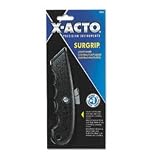 SurGripユーティリティナイフW / Contouredメタルハンドル& Retractable Blade ,ブラックby : x-acto