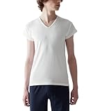 [グンゼ] アセドロン ソフトストレッチタイプ 汗取付ＶネツクTシヤツ ベア天竺素材 MCA612 メンズ ホワイト L