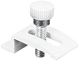 Slide-Co 183010 Storm Door Panel Clips, 1/4-Inch with Thumbscrews, White,(Pack of 8) [並行輸入品]