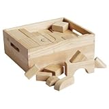 ECR4Kids Hardwood Building Blocks, 64-Piece Set おもちゃ [並行輸入品]