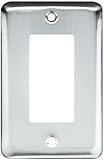 Libertyハードウェアw10251-pc-uクロムスタンプ1ギャングDecoratorプレート
