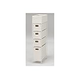 スリムチェスト　（引出収納、アジャスター付） 　ＳＩｓｉＲＡＮ11240866ＷＨ