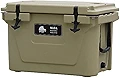 M.O.L 高耐久型ハードクーラーボックス M MOL-CH50 サンド 約38L 密閉 長時間 保冷 キャンプ BBQ 釣り レジャー 災害