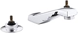 KOHLER K-7443-K-CP Triton Widespread Lavatory Faucet, Polished Chrome (Handles Not Included) [並行輸入品]