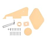 レスポール用ピックガード 熱安定性 スイッチリング ギターピックガードセット 臭いがなく LPタイプピックガード ギターLP用バックパネル キャビティカバー ギター