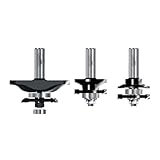 Timberline TRS-250 Ogee Raised Panel Door Making Router bit Set with Back Cutter, 3-Piece by Timberl