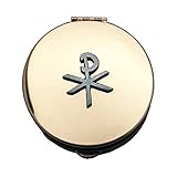 Pyx chi-rhoクロス( ps131 ) – 1 1 / 2 "直径、1 / 2 " Deep、光沢真鍮