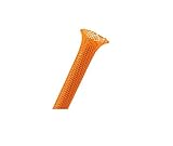 Techflex PTN0.25OR25 Flexo PET 1/4 Braided Cable Sleeve Orange 25 Feet by Techflex