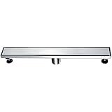 Dawn LVA240304 Volga River Series Linear Shower Drain, 24-Inch [並行輸入品]