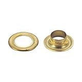 TRUSCO 両面ハトメ真鍮製 8ｍｍ 400組入