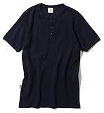 [Avirex] [アヴィレックス] Tシャツ半袖 (抗菌) (防臭) DAILY RIB HENLYNECK TEE 6143504 メンズ Sサイズ 086 ROYAL