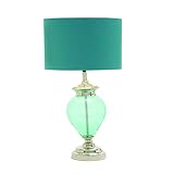 Deco 79 40171 Glass Chrome Table Lamp 28"H [並行輸入品]