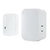GE myselectsmart door-activatedワイヤレス照明制御、ドアエントリセンサー、on / off、1偏光コンセントプラグイン受信機、季節のインドア、プラグイン&ホリデー照明、3
