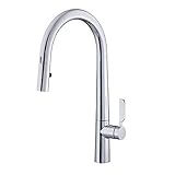 Danze D423507 Did-U-Wave Single Handle Electronic Pull-Down Kitchen Faucet with SnapBack Retraction 