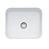 Franke CCK110-19MW Fireclay 19.5-Inch by 15.45-Inch by 7.87-Inch Single Bowl Undermount Kitchen Sink