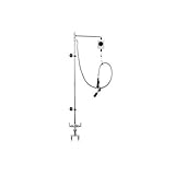 T&S Brass B-0126 Pre-Rinse Balancer Single Hole Base with 4-Inch Spreader Angled Low Flow Valve [並行輸