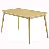 関家具(Sekikagu) ダイニングテーブル ナチュラル 幅130×奥行75×高さ71.5cm UV塗装 オーク突板 167760