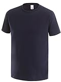 Joggerbises 4.8オンス 無地 Tシャツ コットン100% [キッズ] ネイビー 140