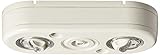 All Pro Outdoor Security REV235PCW Revolve LED Twin Head Dusk-to-Dawn Flood Light, 2100 lm, White, 3