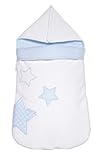 Petit Praia Velour Baby Sack (Baby Celeste) by Petit Praia