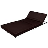 アイリスオーヤマ ソファベッド 高反発マットレス 4WAYで使える 14段階リクライニング機能 シングル ブラウン  BD-S100