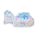 [はなか] プリンセス弁当&コップ袋セット 空色ユニコーン