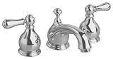 American Standard 7871.732.295 Hampton Two-Lever Handle Widespread Lavatory Faucet with Metal Speed 