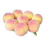 GuCra 桃 本物そっくりな模型 8個セット 食品サンプル 果物模型 (ノーマル)