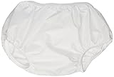Dappi Waterproof 100% Nylon Diaper Pants, 2 Pack, White, Large by Dappi