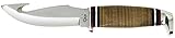 Hunter Sabre Gut Hook w/ Leather Handle