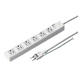 サンワサプライ 電源タップ マグネット付き 3P・6個口 5m TAP-N3650MGN