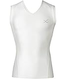 [シーダブリューエックス/ワコール] アウター トップス Vネック ノースリーブ 吸汗速乾 ストレッチ 抗菌防臭 JAO390 メンズ IV L