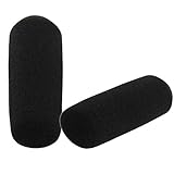 MITUKE マイクスポンジ ガンマイク用 ウィンドスクリーン マイク風防 交換用スポンジ ビデオ撮影 家庭やオフィス内の空調音 伸縮性あり屋外使用も可能 雑音防止 カバー (120mm/2個 セット)