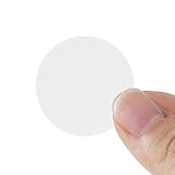 HMBIRD 封印シール 丸 ギフト 透明 20mm 強力粘着タイプ 円形 業務用 (透明200枚)