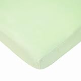 American Baby Company Heavenly Soft Chenille Porta-Crib Sheet, Celery by American Baby Company [並行輸入